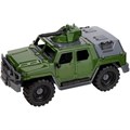 Автомобиль Джип Альфа Военный с тентом, хаки И-8920 203-313