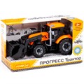 Погрузчик "Прогресс" инерционный оранжевый в коробке 91758 П-Е /12/ 202-264