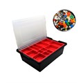 Контейнер черный с крышкой и лотком Robo Master для Лего EV3 2893