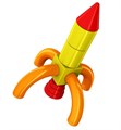 Магнитный конструктор Popular Playthings "Строитель. Базовый (30 деталей)" + "Колесная база". Комплект на группу ✅ 6842