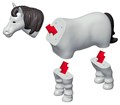 Магнитный конструктор Popular Playthings "Смешай и собери. Животные фермы" (Стартовый набор) ✅ 18159