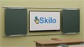 Рельсовая система с 4-мя классными досками и Интерактивной панелью Skilo 1028