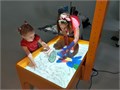 🔰Интерактивная песочница Ronplay Sandbox Стандарт 2 в 1 (Мобильная) для 6 детей ✅ 13106