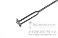 Зонд массажный логопедический Крестовина на витой ручке с колечком 980611515