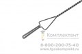 Зонд постановочный Клювик длинный на витой ручке с колечком 01390106756