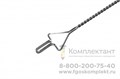 Зонд постановочный Клювик короткий на витой ручке с колечком 02052748411