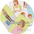 Комплект карточек "Мамин день", Мерсибо 975599056