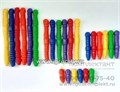 Набор фигурок "Червячки", 24 шт., длина червячка от 2.5 до 10 см., Learning Resources (упаковка zip-пакет) 0751106521