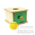 Коробочка с вязаным мячиком, Монтессори-Питер 1869833076