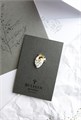 брошь «сердце» 039WG1