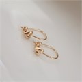 Серьги детские для девочек сердечки Каталог >> Бижутерия >> Ювелирная бижутерия коллекция "Дубай", покрытие позолота, арт.215.764 215.764