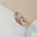 Кольцо 19 р Каталог >> Бижутерия >> Ювелирная бижутерия коллекция "Дубай" покрытие позолота, вставка: цирконы, цвет: прозрачный, арт.414.528-19 414.528-19