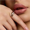 Кольцо 18 р Каталог >> Бижутерия >> Ювелирная бижутерия коллекция "Дубай" покрытие позолота, вставка: цирконы, цвет: прозрачный, арт.414.521-18 414.521-18
