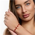 Браслет на руку Каталог >> Бижутерия >> Ювелирная бижутерия коллекция "Дубай" покрытие позолота, вставка: искусственный камень, цвет: красный, арт.414.445 414.445