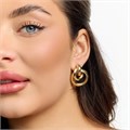 Серьги кольца Каталог >> Бижутерия >> Ювелирная бижутерия Итальянское золото (покрытие желтое 14к), арт.217.532 217.532