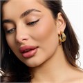 Серьги кольца Каталог >> Бижутерия >> Ювелирная бижутерия Итальянское золото (покрытие желтое 14к), арт.217.545 217.545