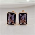 Серьги Каталог >> Бижутерия >> Ювелирная бижутерия с крупным камнем коллекция "Дубай", покрытие позолота, вставка: стекло, цвет: фиолетовый, арт.313.516 313.516