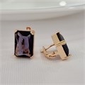 Серьги Каталог >> Бижутерия >> Ювелирная бижутерия с крупным камнем коллекция "Дубай", покрытие позолота, вставка: стекло, цвет: фиолетовый, арт.313.516 313.516