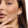 Серьги с подвеской Каталог >> Бижутерия >> Ювелирная бижутерия коллекция "Дубай", покрытие позолота, вставка: фианиты, цвет: прозрачный и красный, арт.215.718 215.718