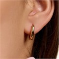 Серьги колечки коллекция "Xuping" покрытие позолота, арт.101.336 101.336
