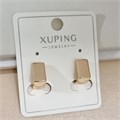Серьги геометрия коллекция "Xuping" покрытие позолота, арт.101.339 101.339