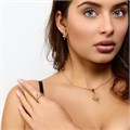 Комплект ювелирной бижутерии коллекция "Дубай" в форме змеи серьги, кулон и кольцо 18 р, покрытие позолота, арт.217.473-18 217.473-18