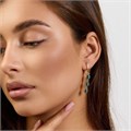 Серьги висячие Каталог >> Бижутерия >> Ювелирная бижутерия коллекция "Дубай" , покрытие позолота, вставка: фианиты, цвет: голубой, арт.414.208 414.208