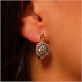 Серьги Каталог >> Бижутерия >> Ювелирная бижутерия коллекция "Дубай" покрытие позолота, вставка: фианиты, цвет: прозрачный, арт.313.374 313.374