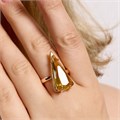 Кольцо 18 р Каталог >> Бижутерия >> Ювелирная бижутерия коллекция "Дубай", покрытие позолота, вставка: фианит, цвет: желтый, арт.414.150-18 414.150-18