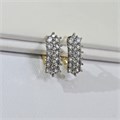 Серьги Каталог >> Бижутерия >> Ювелирная бижутерия Итальянское золото (покрытие желтое 14к), вставка: фианиты, цвет: прозрачный, арт.313.304 313.304