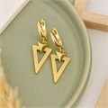 Серьги висячие, цвет покрытия желтое золото, арт.313.230 313.230