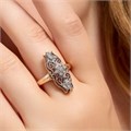 Кольцо 19 р Каталог >> Бижутерия >> Ювелирная бижутерия коллекция "Дубай", покрытие позолота, вставка: фианиты, цвет: прозрачный, арт.314.931-19 314.931-19