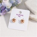Серьги коллекция "Xuping ML" покрытие позолота, арт.004.105 004.105