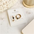 Серьги коллекция "Xuping" покрытие позолота, вставка: фианиты, арт.004.078 004.078