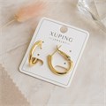 Серьги коллекция "Xuping" покрытие позолота, арт.004.038 004.038