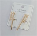 Серьги коллекция "Xuping" покрытие позолота, арт.004.034 004.034