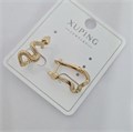 Серьги коллекция "Xuping" покрытие позолота, арт.004.027 004.027