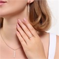 Комплект Каталог >> Бижутерия >> Ювелирная бижутерия коллекция  "Дубай" серьги, кулон и кольцо 18 р, покрытие: позолота, вставка: фианиты, цвет: прозрачный, арт.215.408-18 215.408-18