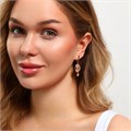 Серьги Каталог >> Бижутерия >> Ювелирная бижутерия коллекция "Дубай" покрытие позолота, вставка: фианиты, цвет: прозрачный, арт.314.787 314.787