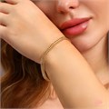 Браслет на руку Каталог >> Бижутерия >> Ювелирная бижутерия Итальянское золото (покрытие желтое 14к), арт.213.994 213.994