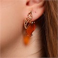 Серьги янтарь Каталог >> Бижутерия >> Ювелирная бижутерия Дубайское золото покрытие позолота, вставка: искусственный янтарь, арт.314.636 314.636
