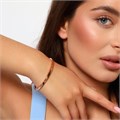 Браслет на руку жесткий из стали золотистый, арт.002.141 002.141