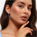 Серьги длинные подвески Каталог >> Бижутерия >> Ювелирная бижутерия коллекция "Дубай", покрытие позолота, вставка: фианиты, цвет: синий, арт.215.313 215.313
