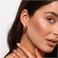 Серьги гроздья винограда Каталог >> Бижутерия >> Ювелирная бижутерия коллекция "Дубай", покрытие позолота, вставка: фианиты, цвет: оранжево-красный, арт.215.309 215.309