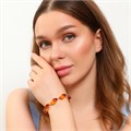 Браслет Каталог >> Бижутерия >> Ювелирная бижутерия коллекция "Дубай", покрытие позолота, вставка: искусственный янтарь, арт.314.584 314.584