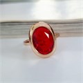Кольцо 20 р с крупным камнем Каталог >> Бижутерия >> Ювелирная бижутерия коллекция  "Дубай" покрытие: позолота, вставка: фианит, цвет: малиновый, арт.314.486-20 314.486-20
