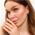 Комплект Каталог >> Бижутерия >> Ювелирная бижутерия коллекция "Дубай" дорожка серьги и кольцо 17 р, покрытие: позолота, вставка: цирконы, цвет: прозрачный, арт.213.817-17 213.817-17