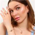 Комплект Каталог >> Бижутерия >> Ювелирная бижутерия коллекция  "Дубай" серьги, кулон, браслет и кольцо 20 р, покрытие: позолота, арт.213.811-20 213.811-20
