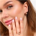 Комплект Каталог >> Бижутерия >> Ювелирная бижутерия коллекция "Дубай" в форме мишки серьги и кольцо 17 р, покрытие: позолота, вставка: цирконы, цвет: прозрачный, арт.213.809-17 213.809-17