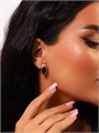 Серьги с крупным камнем Каталог >> Бижутерия >> Ювелирная бижутерия коллекция "Дубай" покрытие: позолота, вставка: фианиты, цвет: зеленый, арт.314.375 314.375